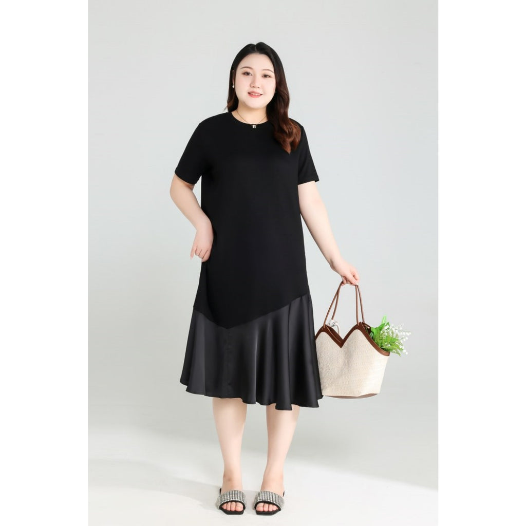 Plus Size Black Mermaid Dress