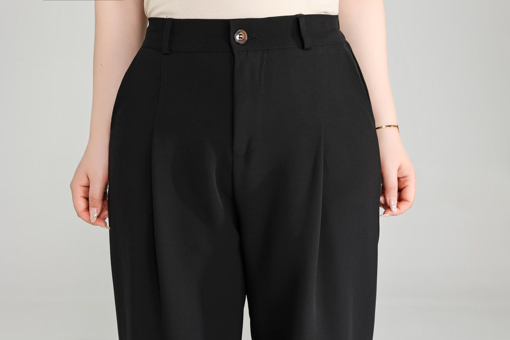 Plus Size Black Trousers