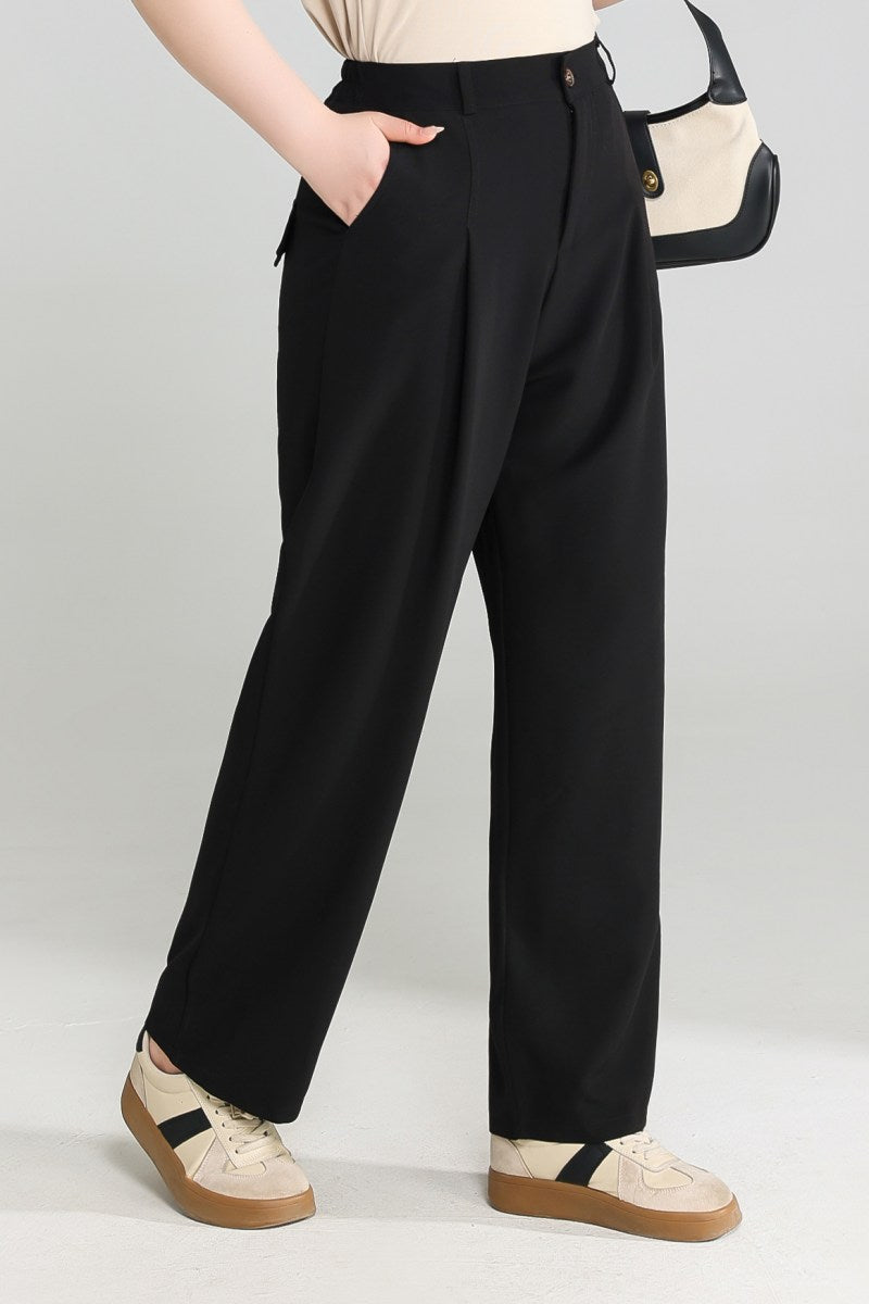 Plus Size Black Trousers