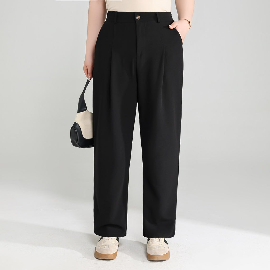 Plus Size Black Trousers