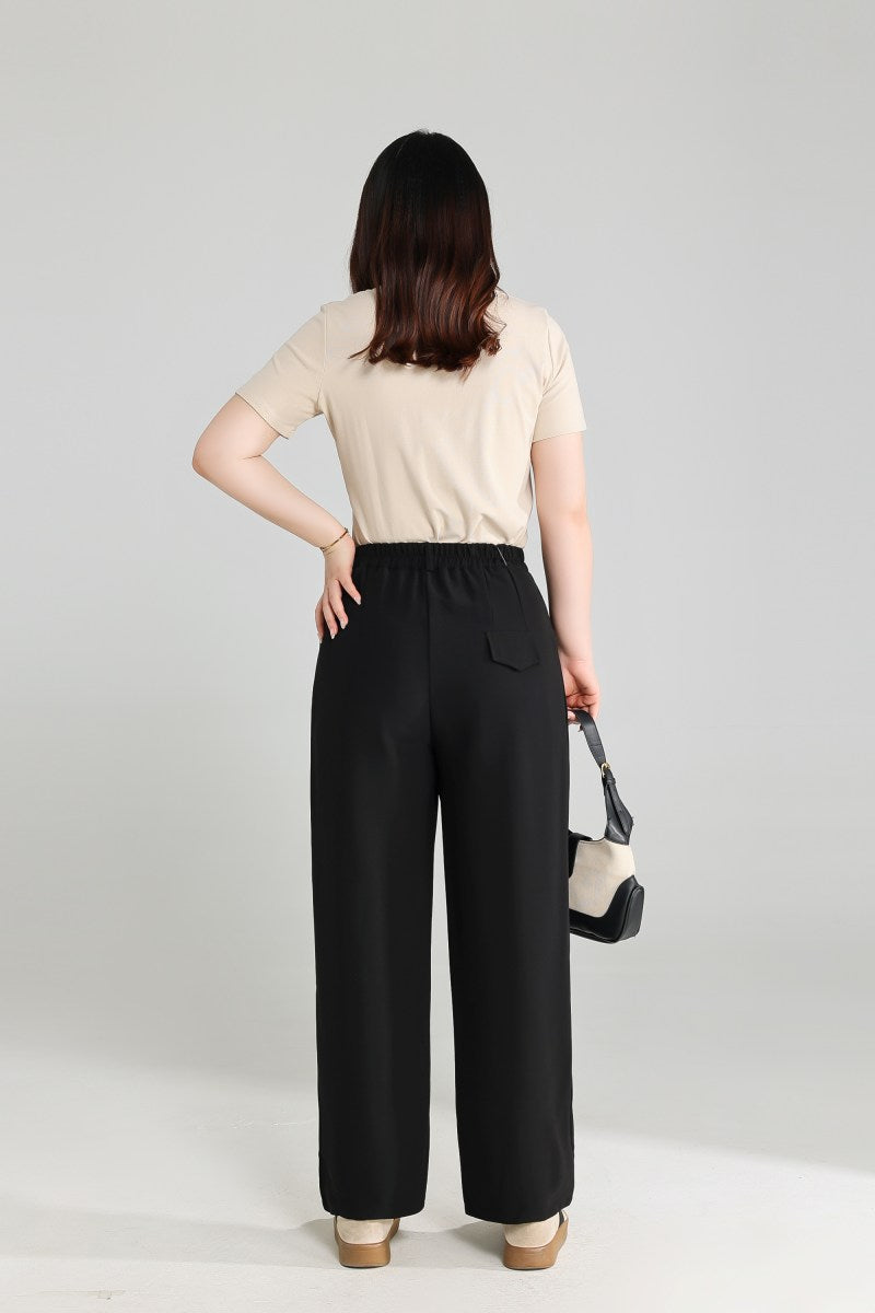 Plus Size Black Trousers