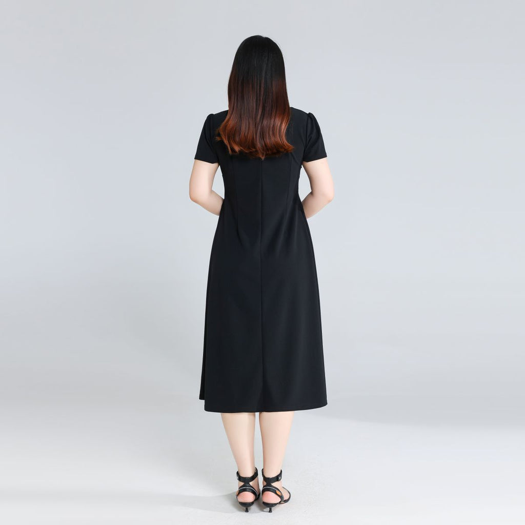 Plus Size Classy Little Black Dress