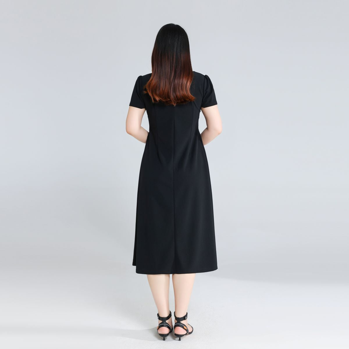 Plus Size Classy Little Black Dress