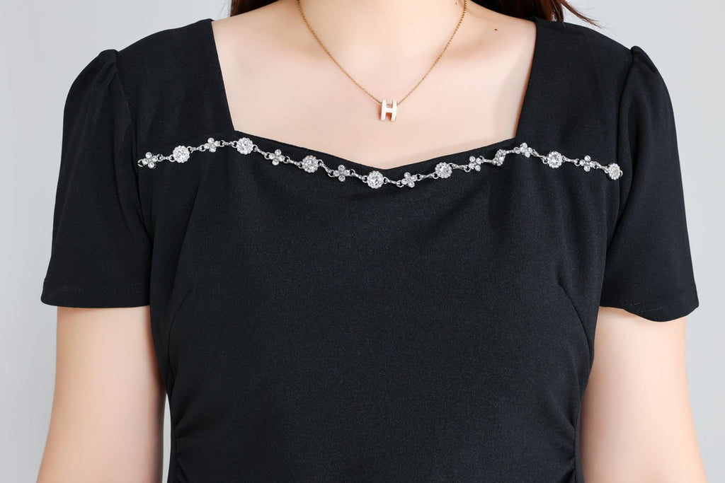Plus Size Classy Little Black Dress