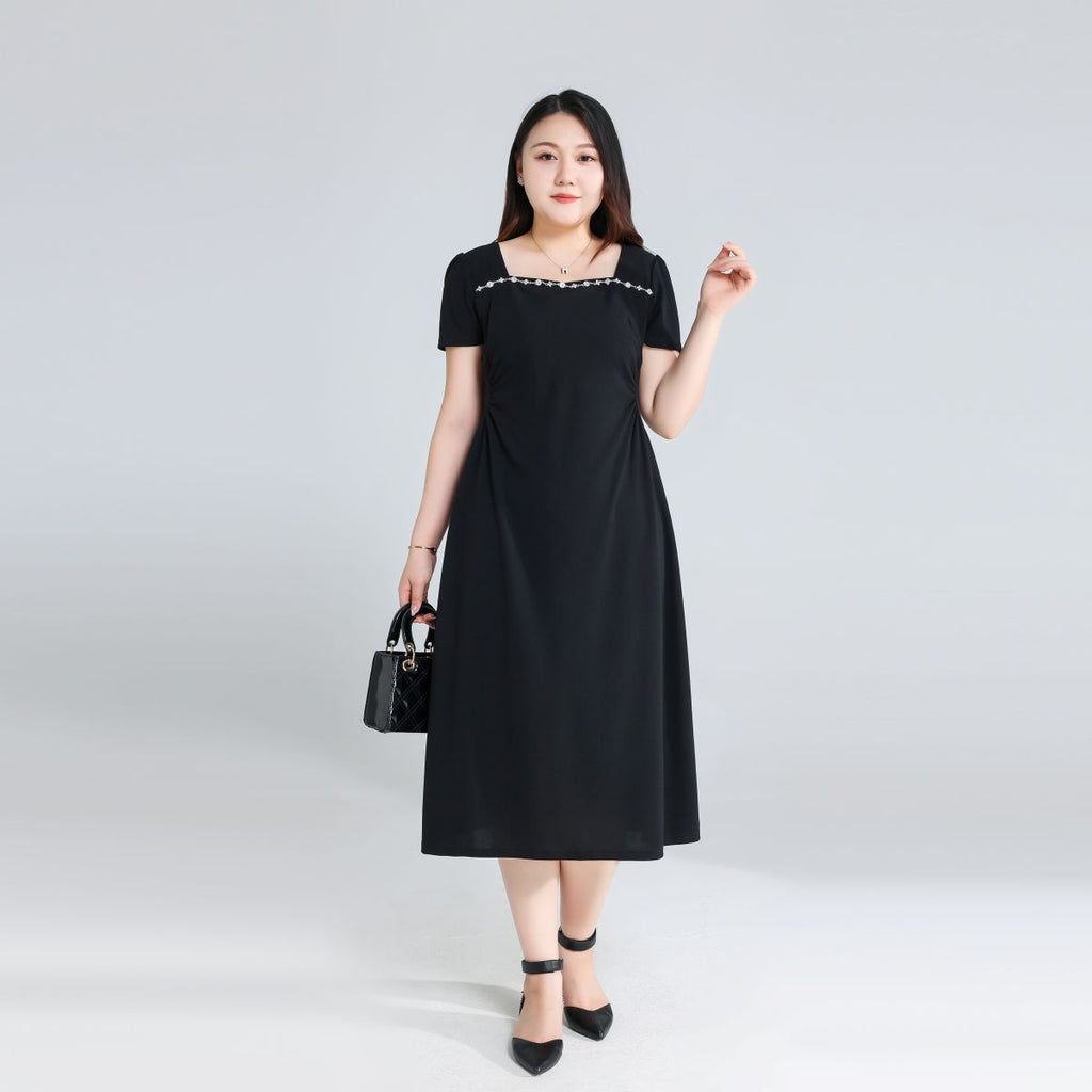 Plus Size Classy Little Black Dress