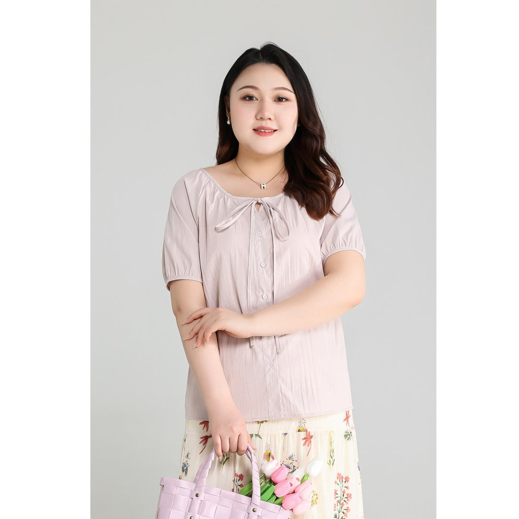 Plus Size Lavender Purple Blouse
