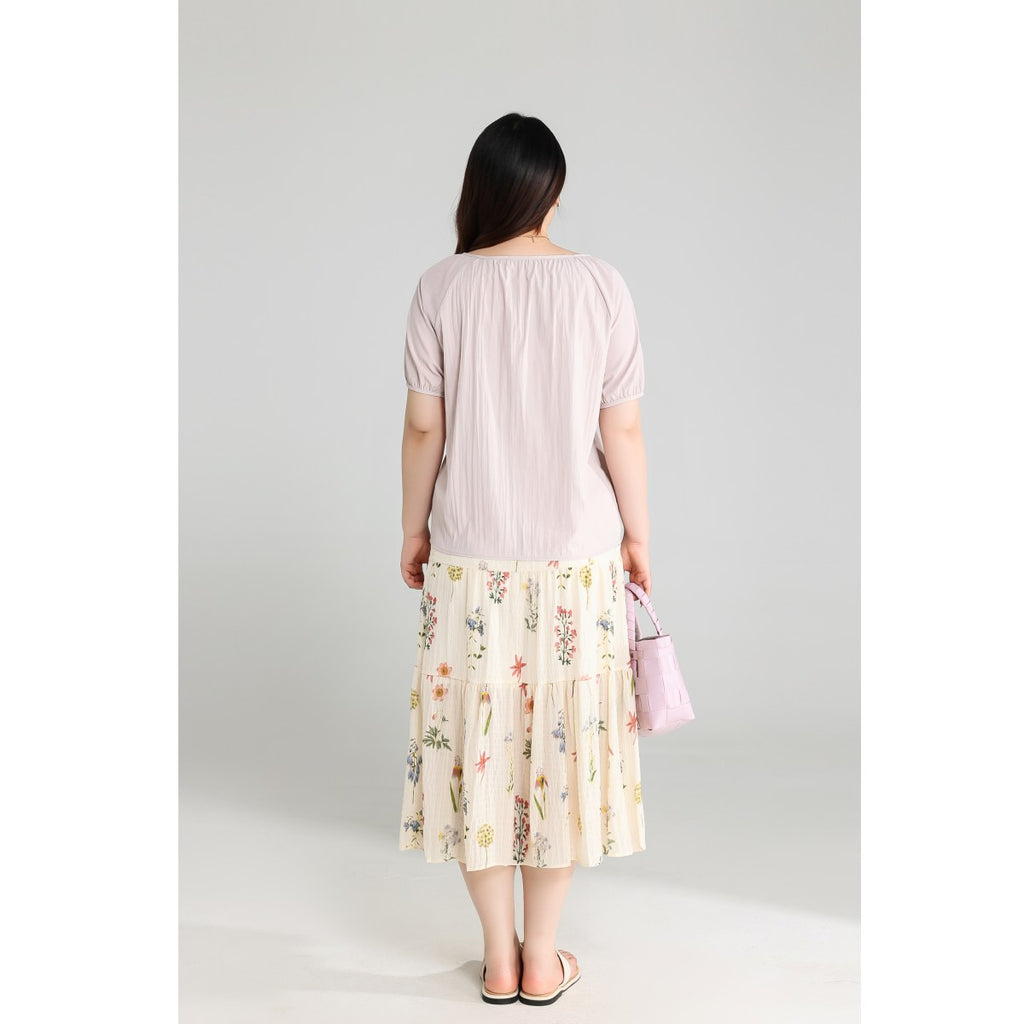 Plus Size Lavender Purple Blouse