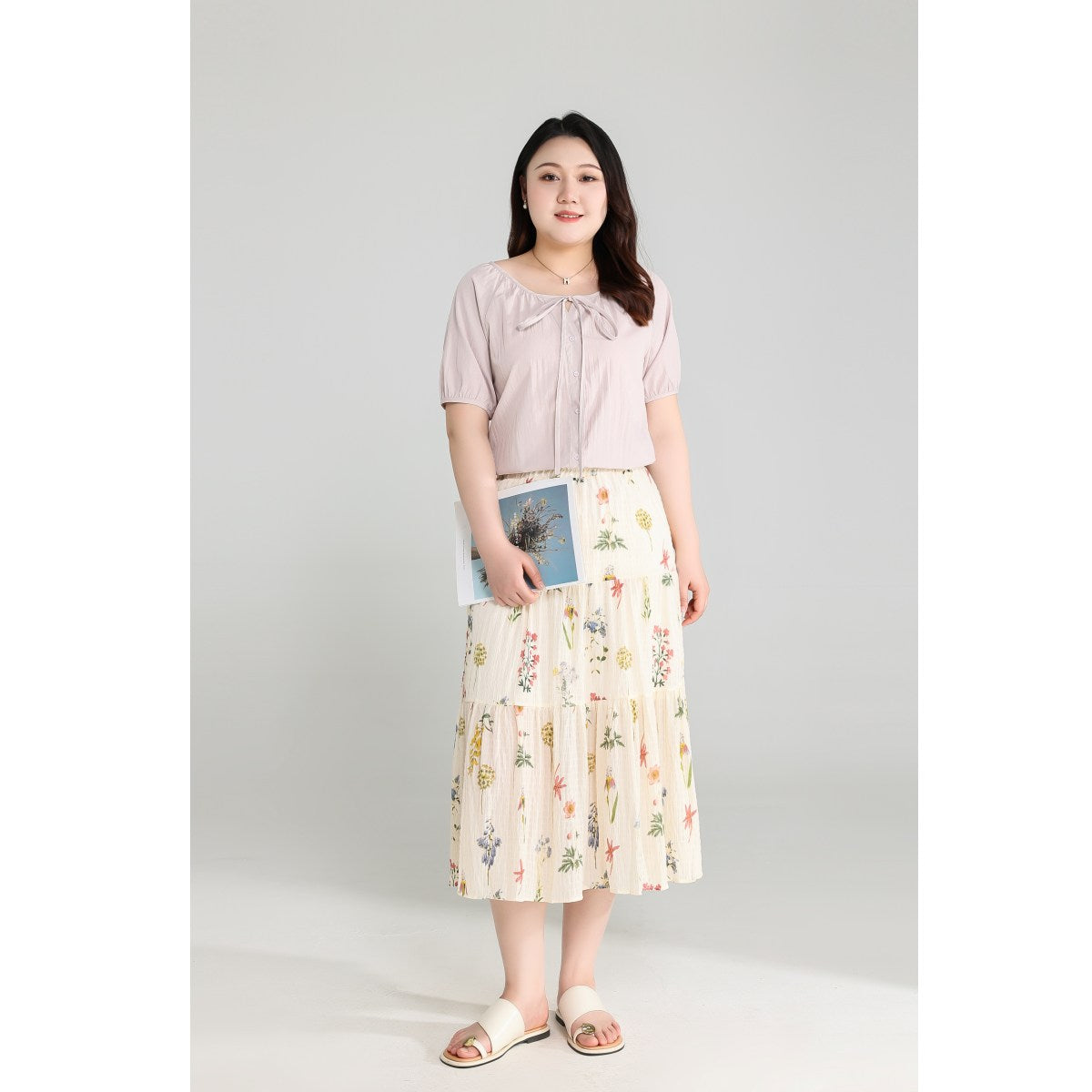Plus Size Lavender Purple Blouse