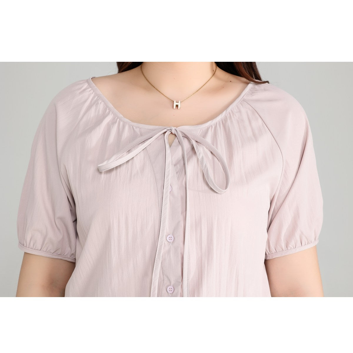 Plus Size Lavender Purple Blouse