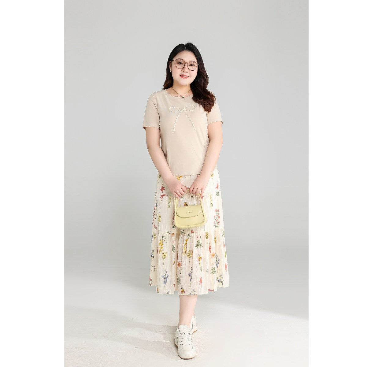 Plus Size Ribbon T Shirt