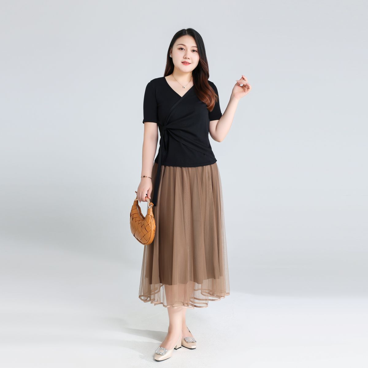 Plus Size Tulle Skirt