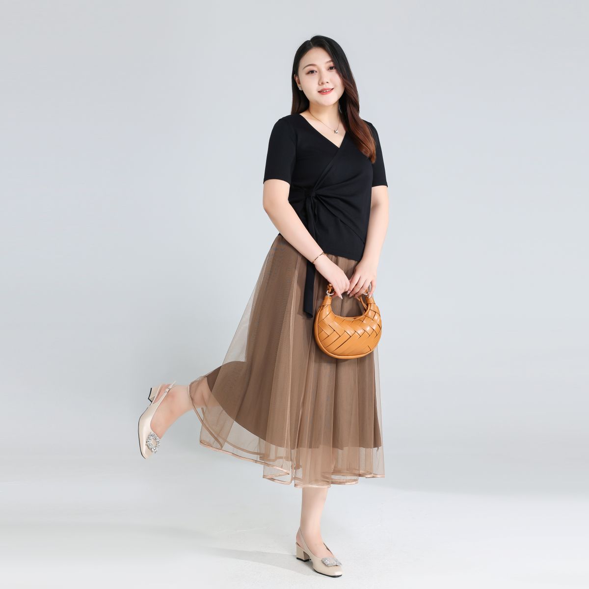 Plus Size Tulle Skirt
