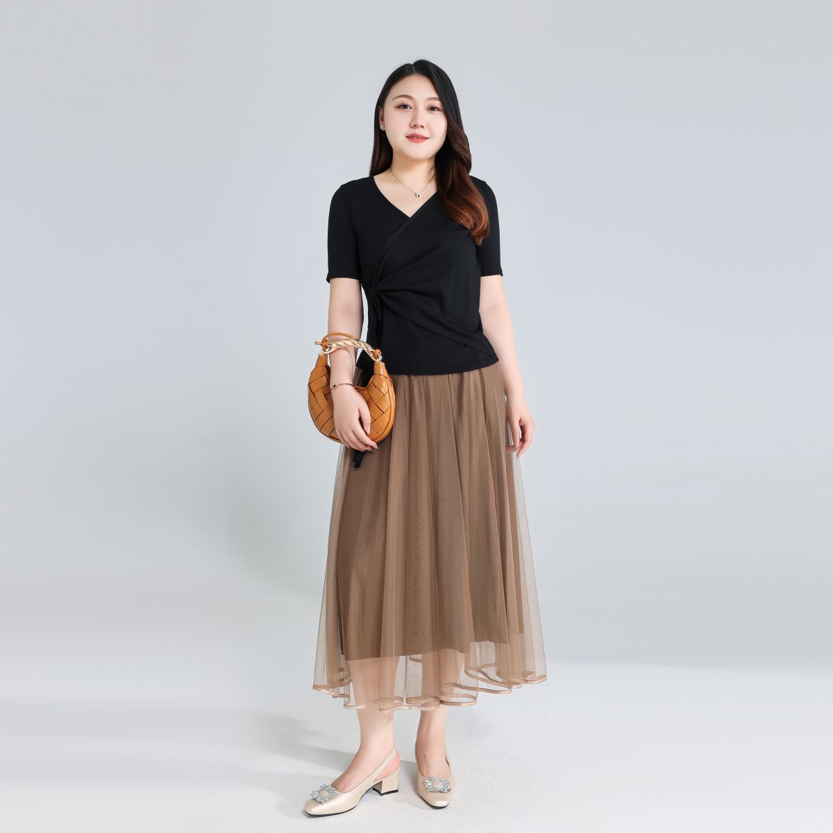 Plus Size Tulle Skirt