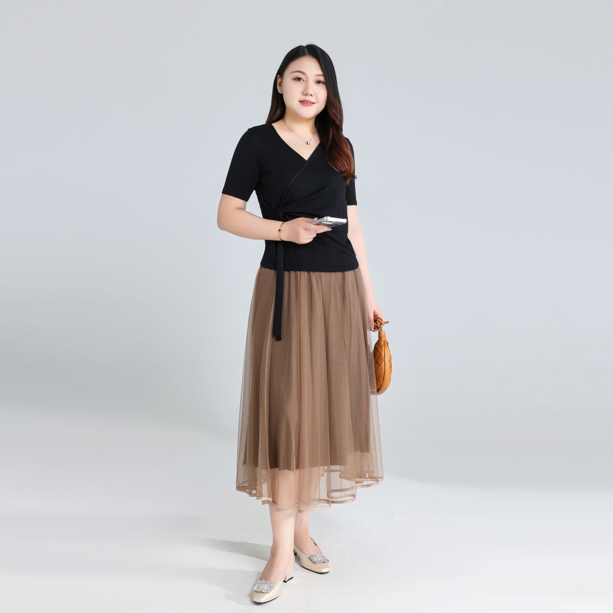 Plus Size Tulle Skirt