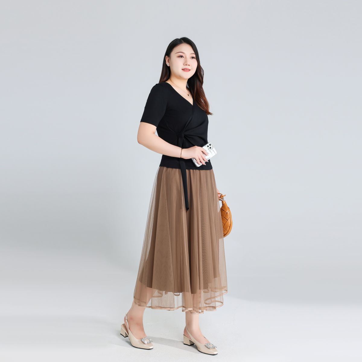 Plus Size Tulle Skirt