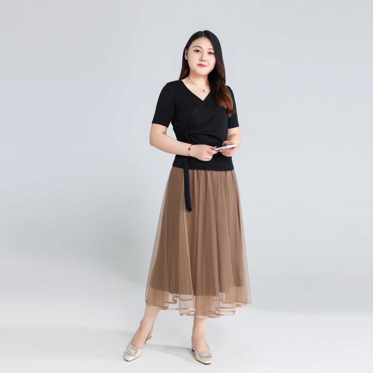 Plus Size Tulle Skirt